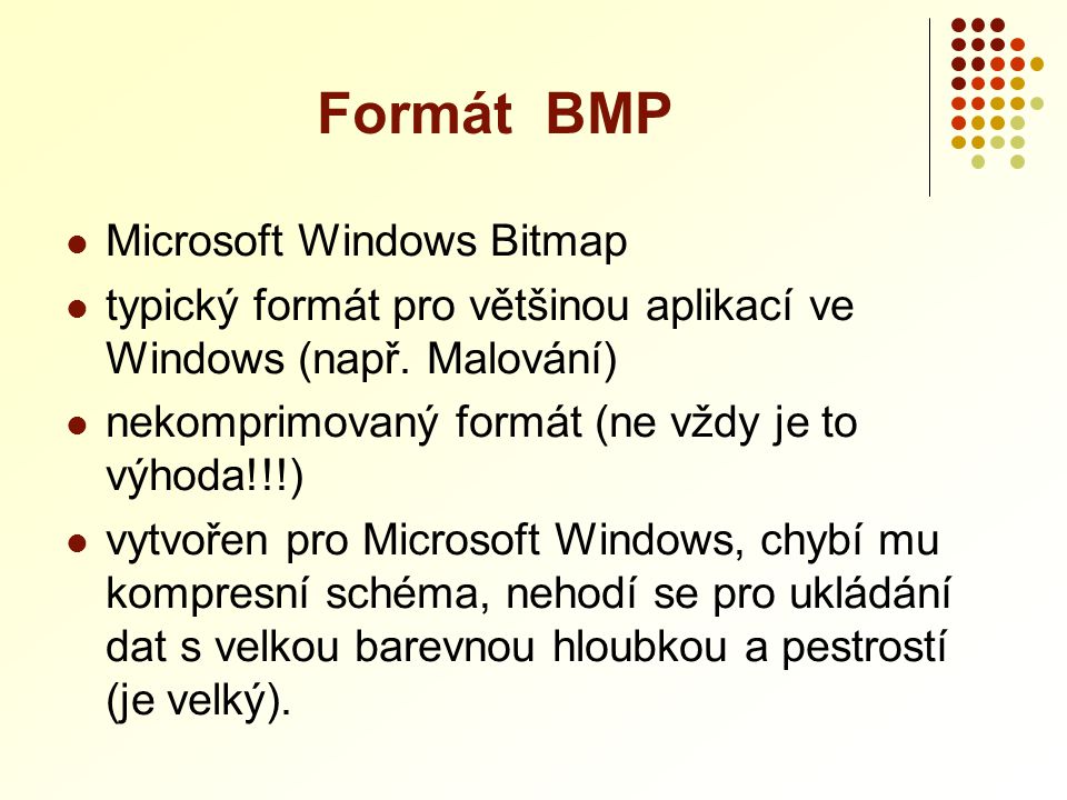 Formát BMP Microsoft Windows Bitmap