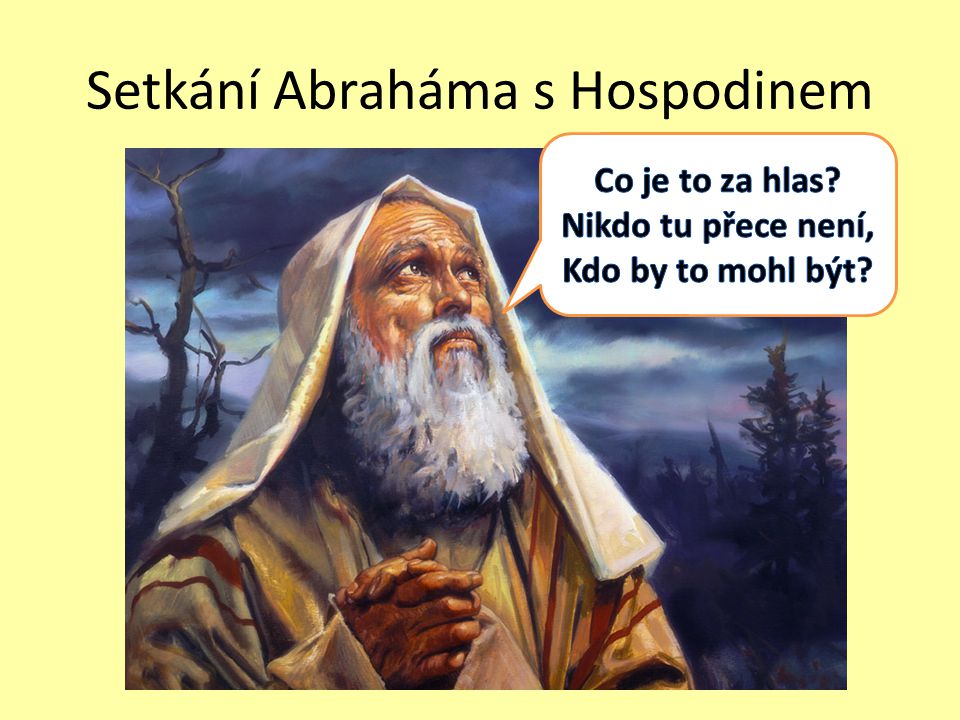 Setkání Abraháma s Hospodinem