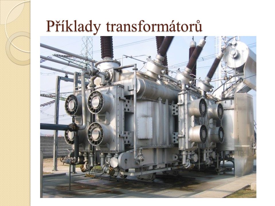 Příklady transformátorů