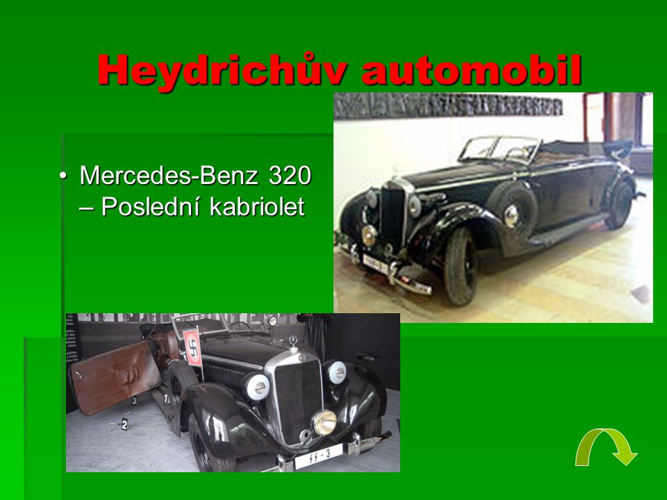 Heydrichův automobil Mercedes-Benz 320 – Poslední kabriolet