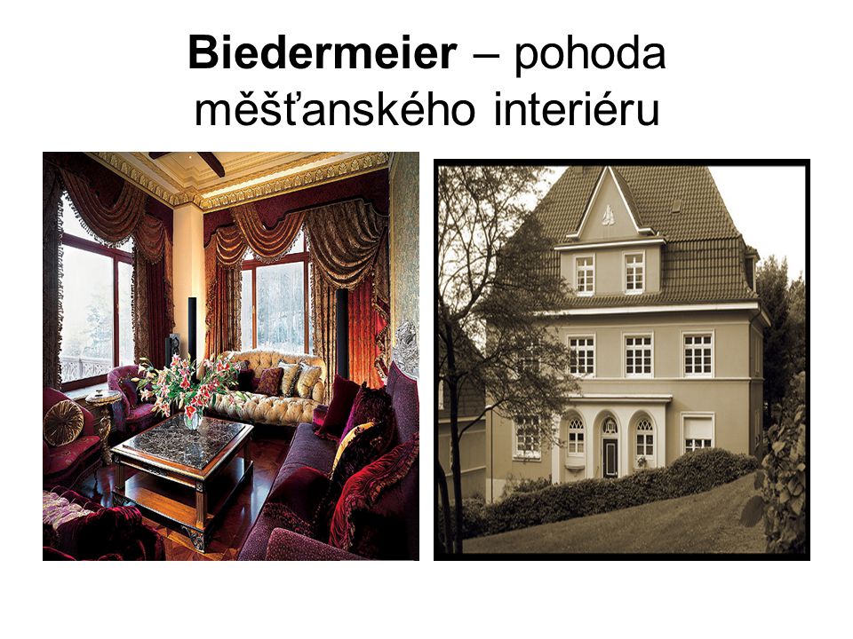 Biedermeier – pohoda měšťanského interiéru