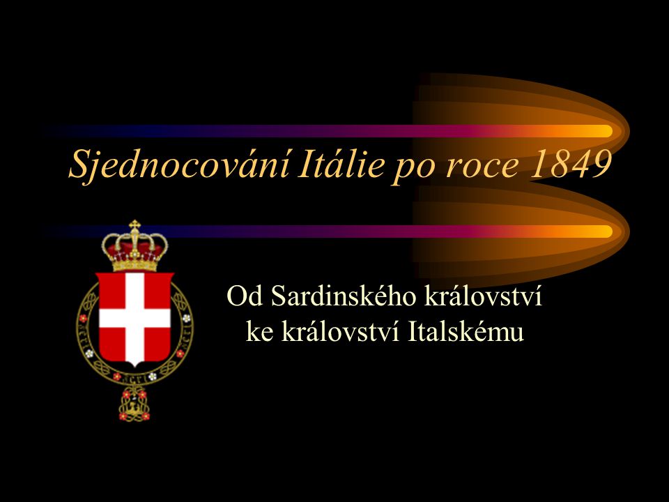 Sjednocování Itálie po roce 1849