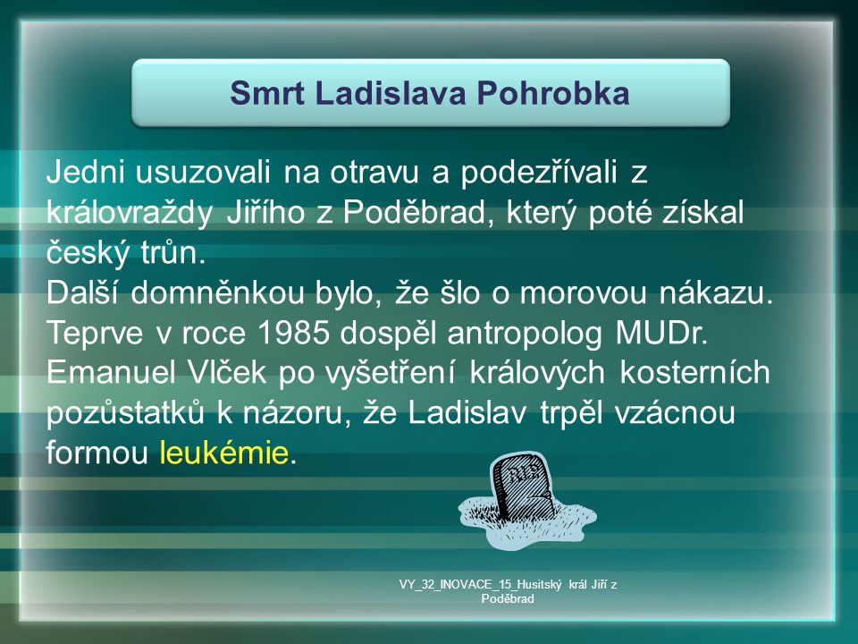 Smrt Ladislava Pohrobka