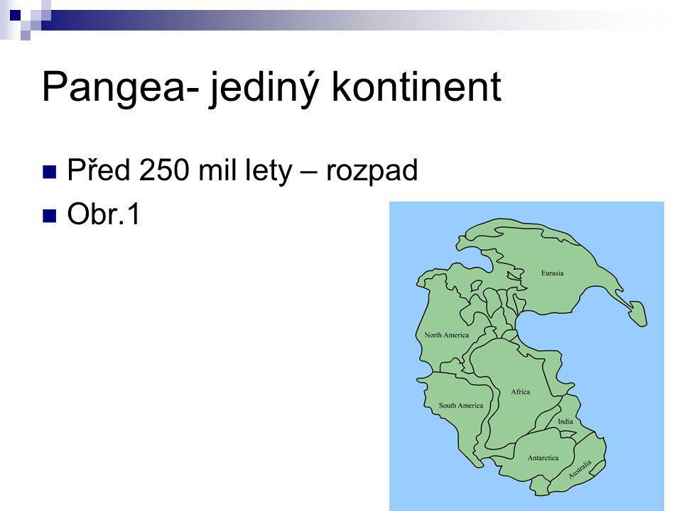Pangea- jediný kontinent