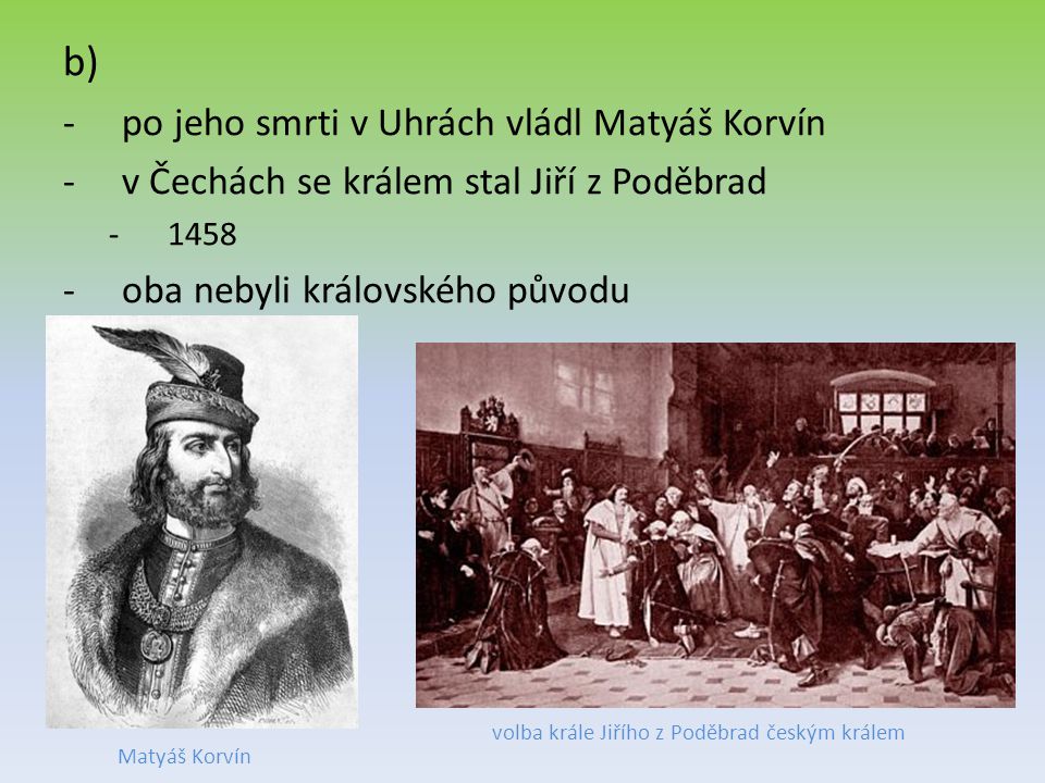 volba krále Jiřího z Poděbrad českým králem