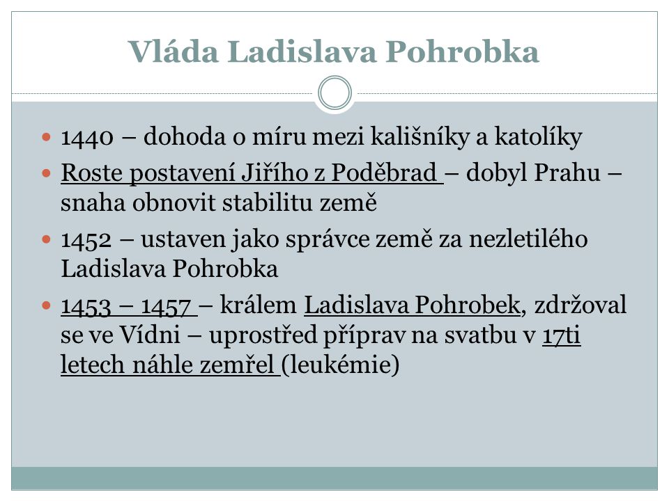 Vláda Ladislava Pohrobka