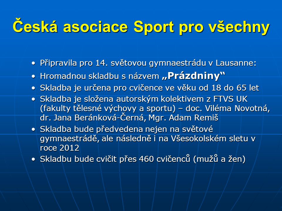Česká asociace Sport pro všechny