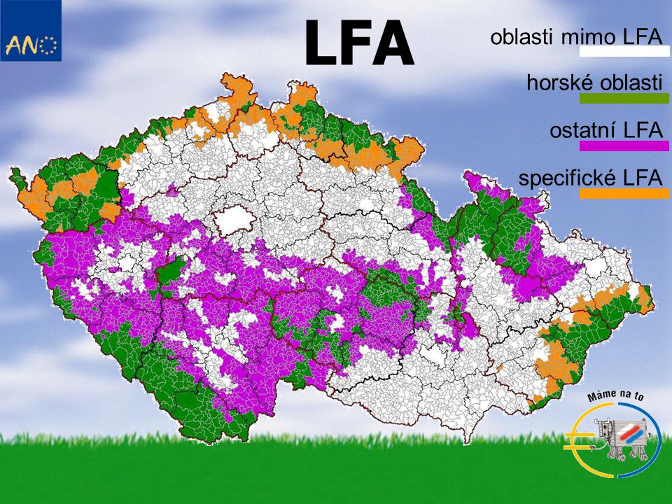 LFA oblasti mimo LFA horské oblasti ostatní LFA specifické LFA