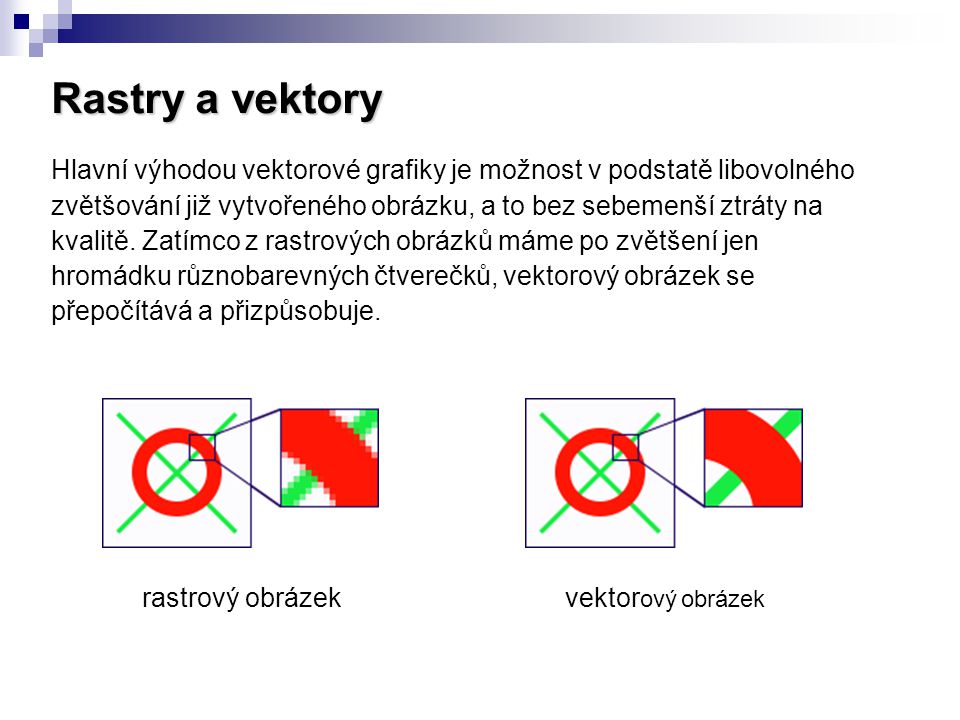 Rastry a vektory