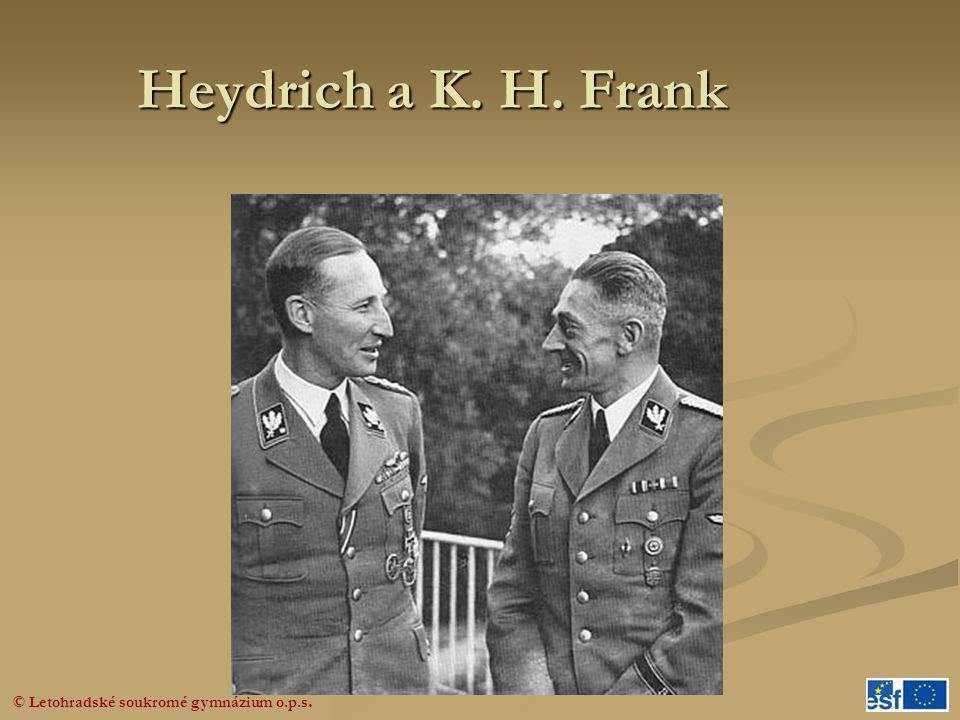 Heydrich a K. H. Frank