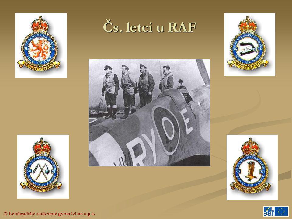 Čs. letci u RAF