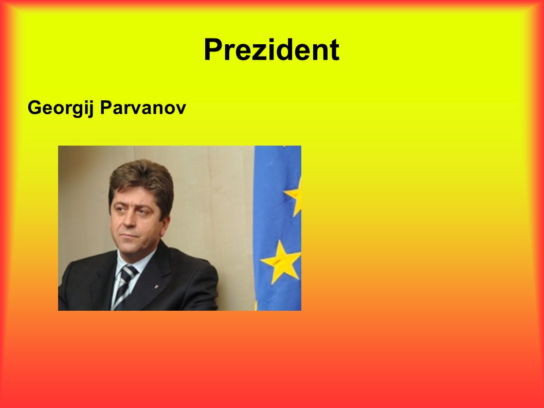 Prezident Georgij Parvanov