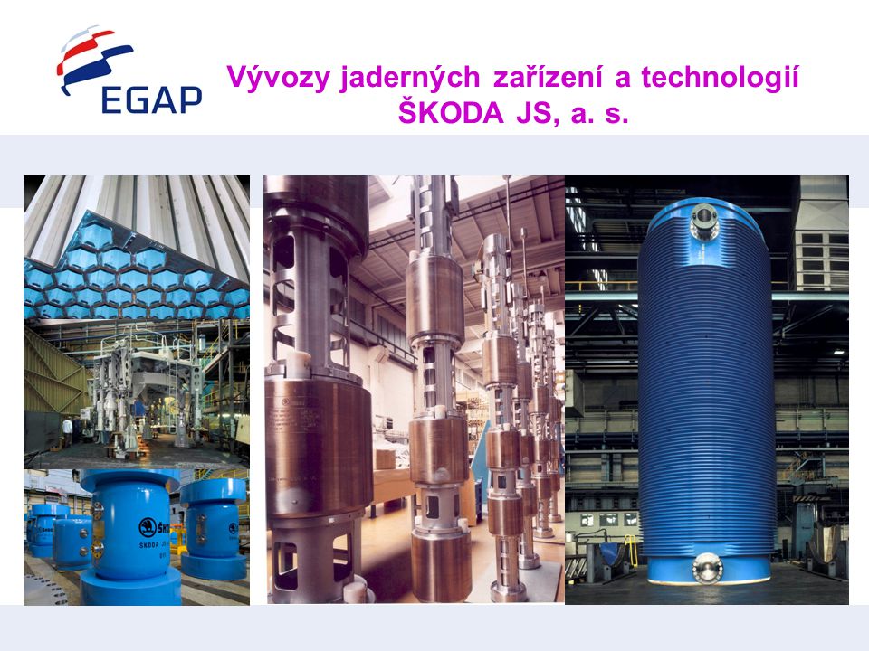 Vývozy jaderných zařízení a technologií ŠKODA JS, a. s.