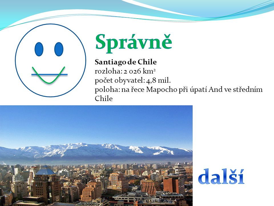 Správně další Santiago de Chile rozloha: km2