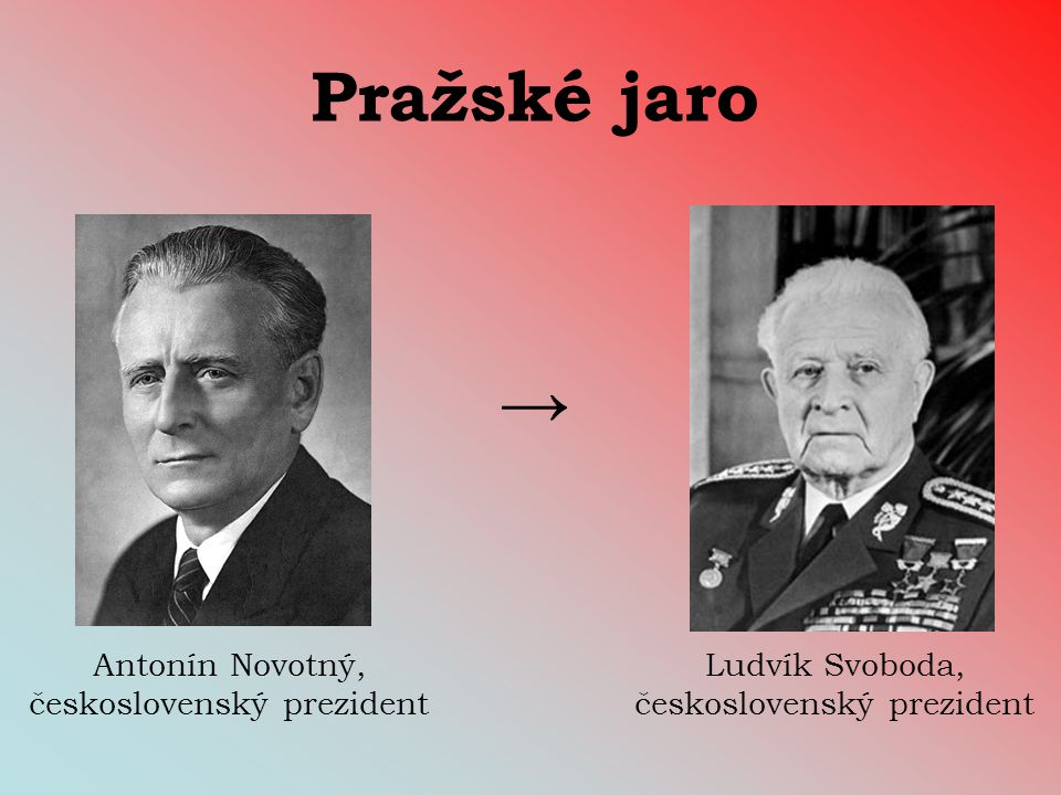 Pražské jaro → Antonín Novotný, československý prezident