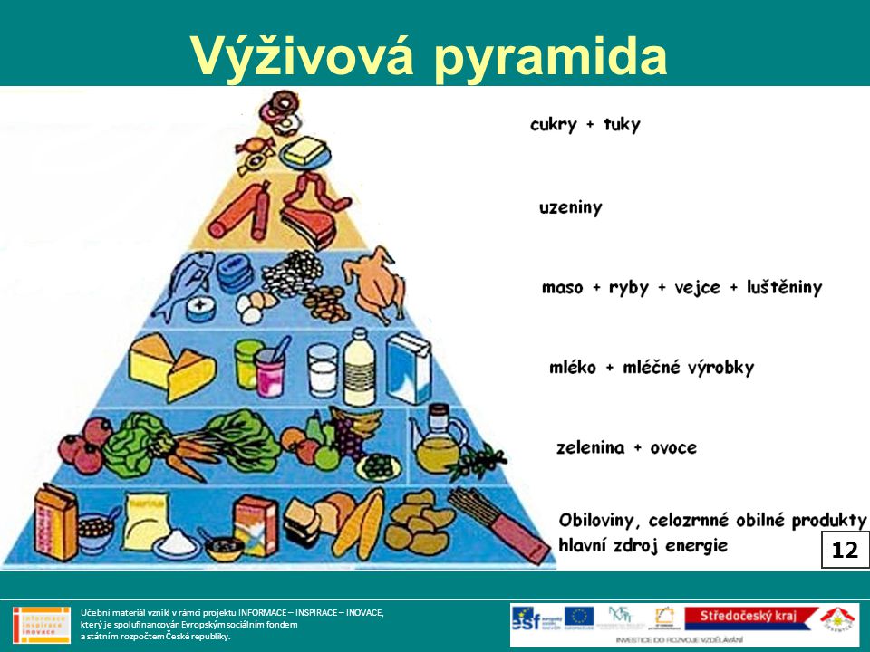 Výživová pyramida 12.