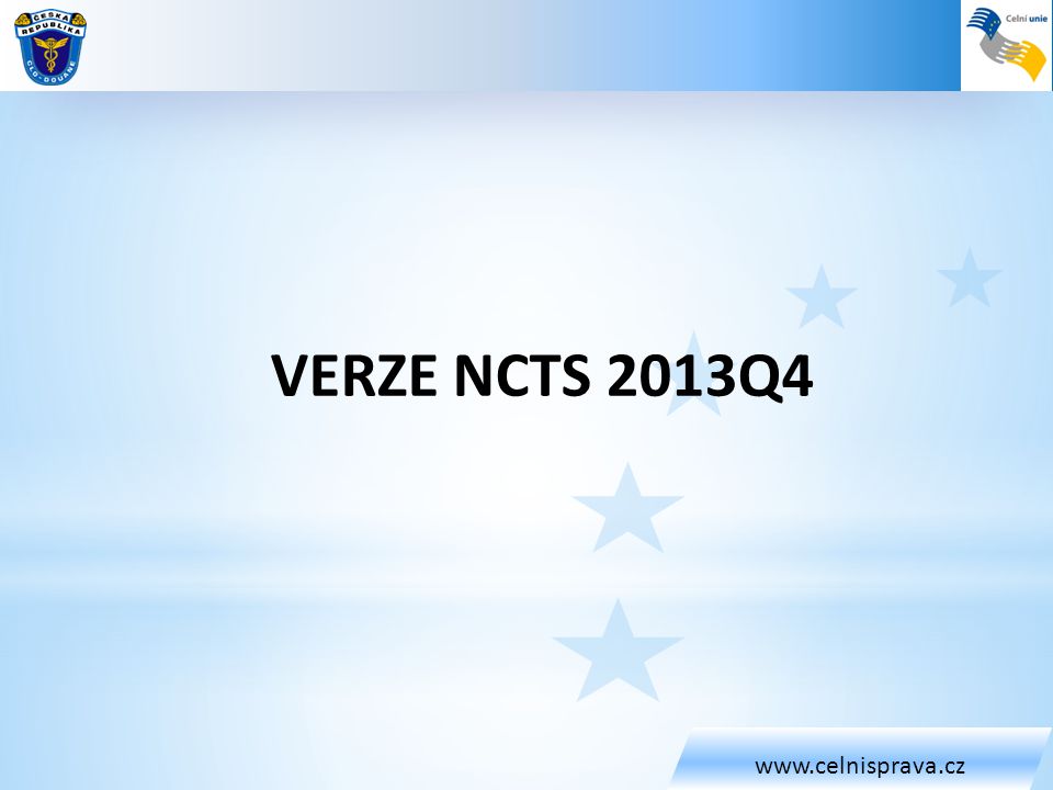 Verze NCTS 2013Q4
