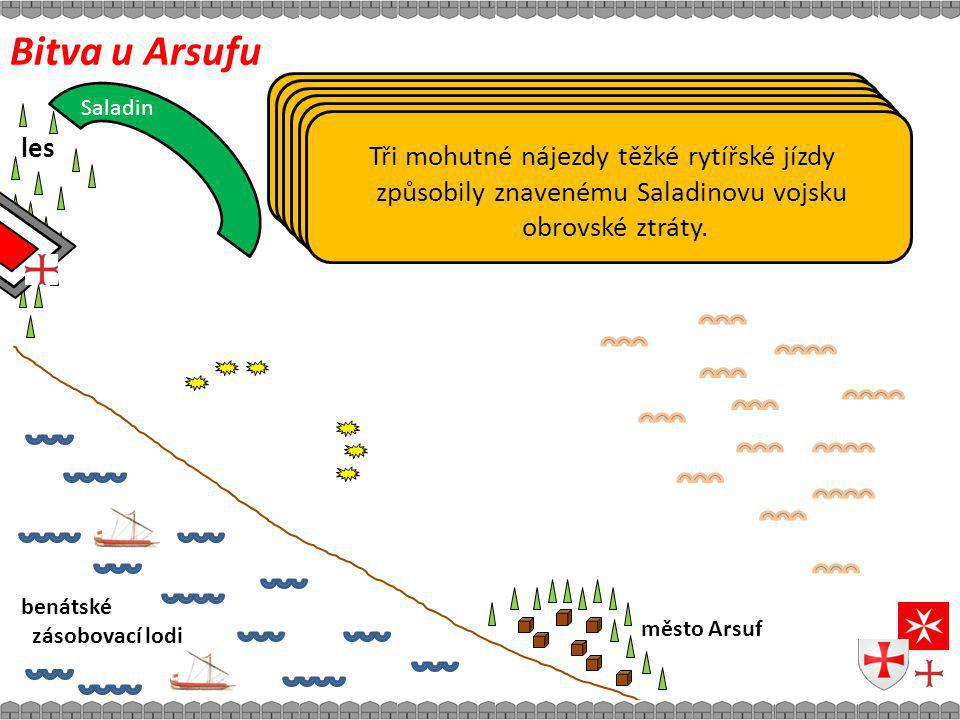 Bitva u Arsufu Doposud lesem chráněné Richardovo vojsko