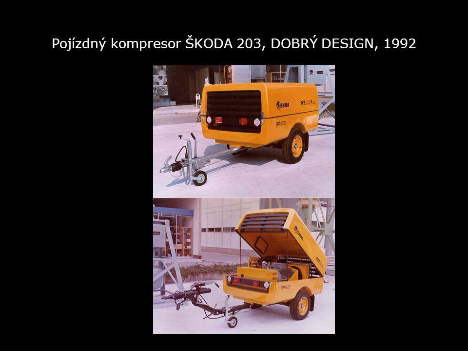 Pojízdný kompresor ŠKODA 203, DOBRÝ DESIGN, 1992