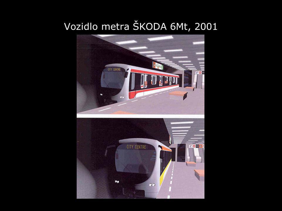 Vozidlo metra ŠKODA 6Mt, 2001