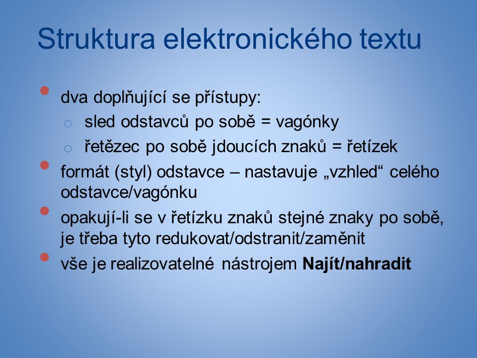 Struktura elektronického textu