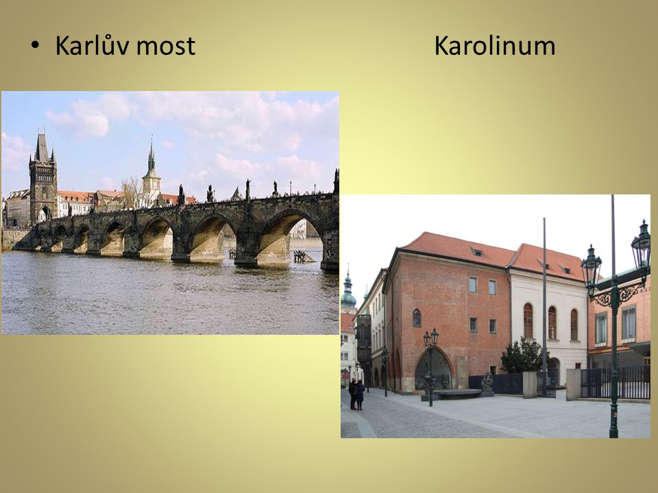 Karlův most Karolinum