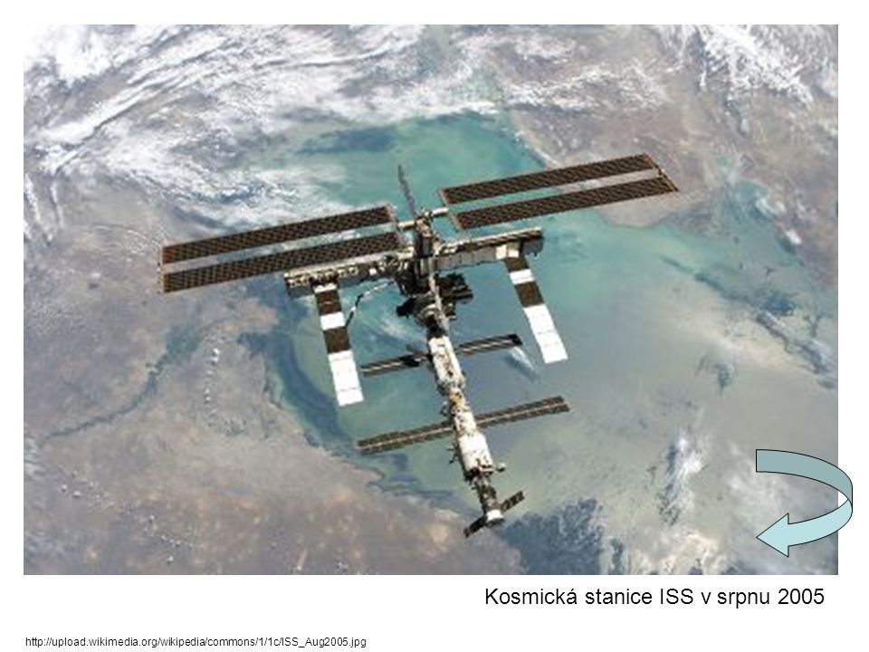 Kosmická stanice ISS v srpnu 2005