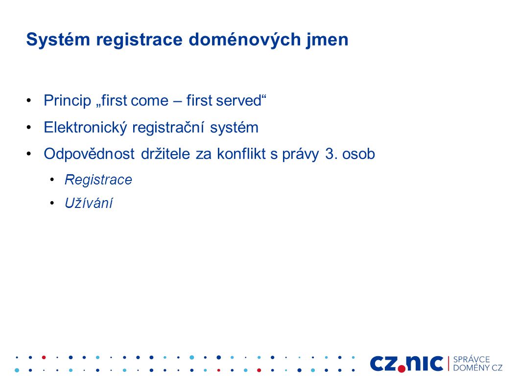 Systém registrace doménových jmen