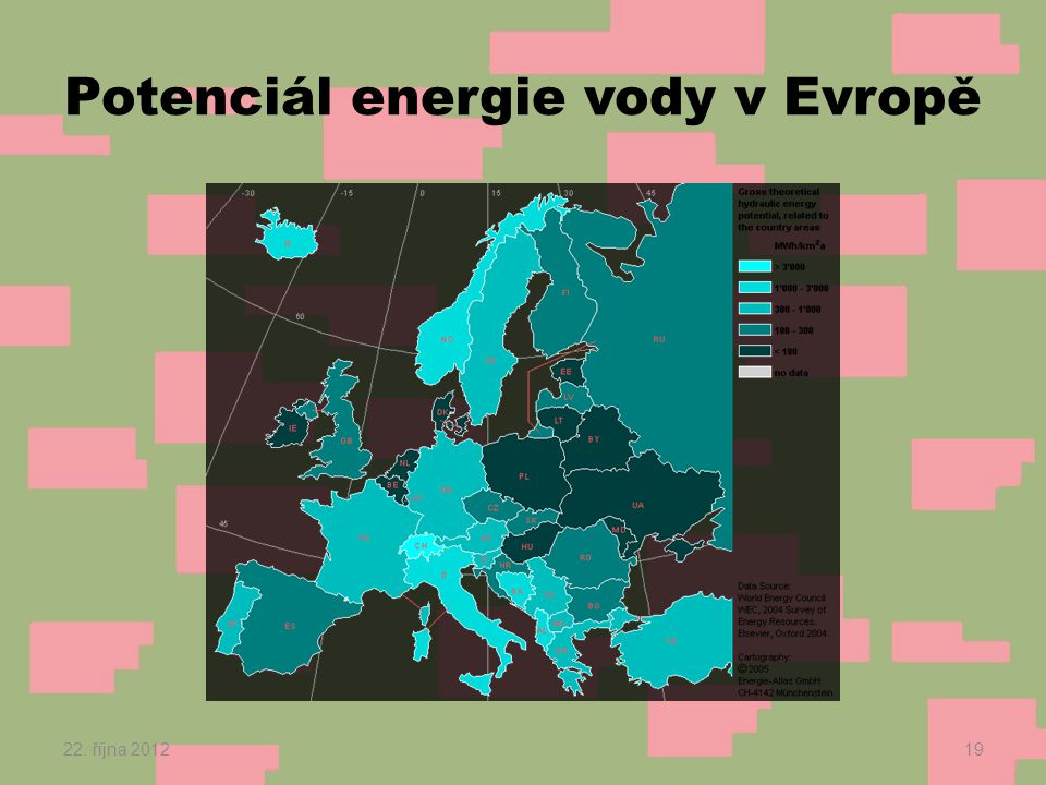 Potenciál energie vody v Evropě