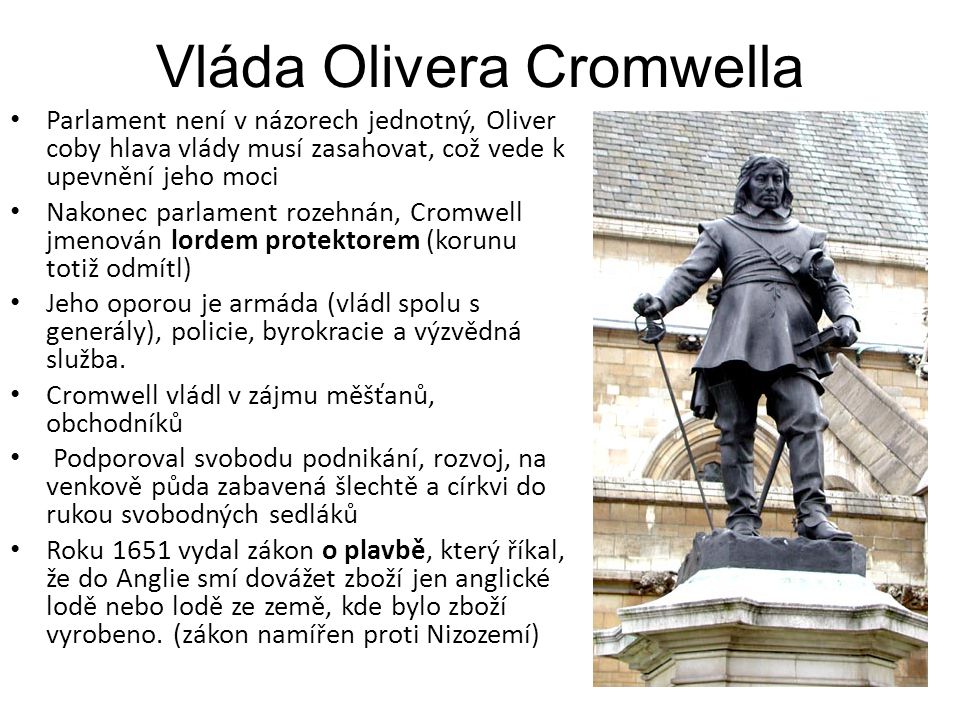 Vláda Olivera Cromwella
