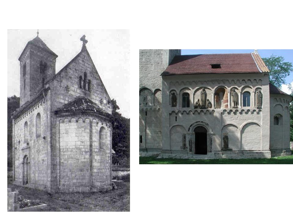 2 kostely v Čechách jako příklad vnějšího členění fasády: