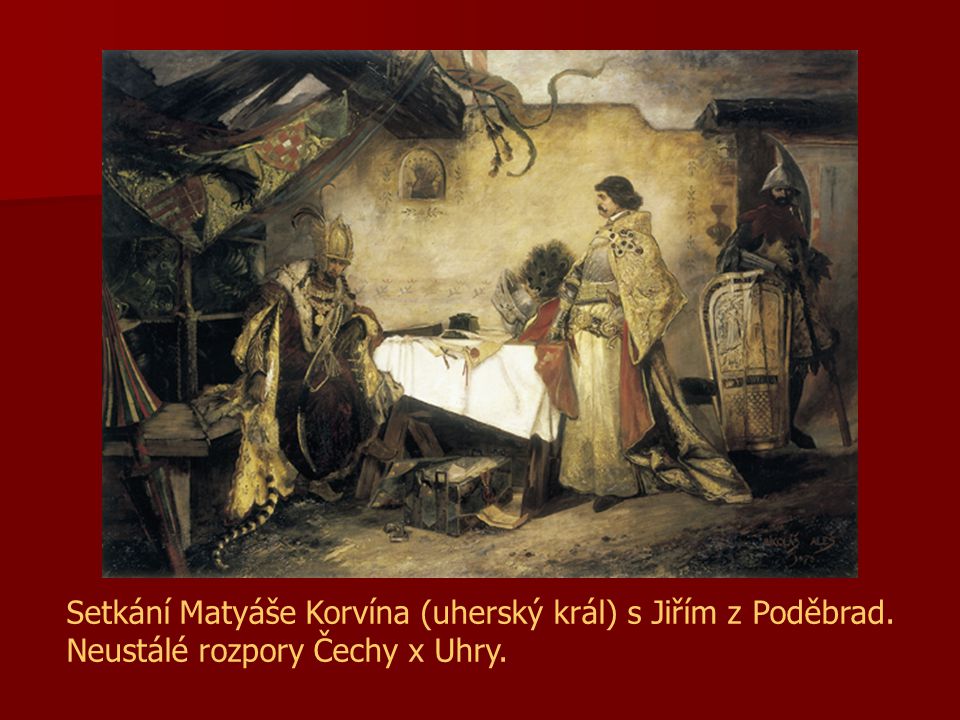 Setkání Matyáše Korvína (uherský král) s Jiřím z Poděbrad