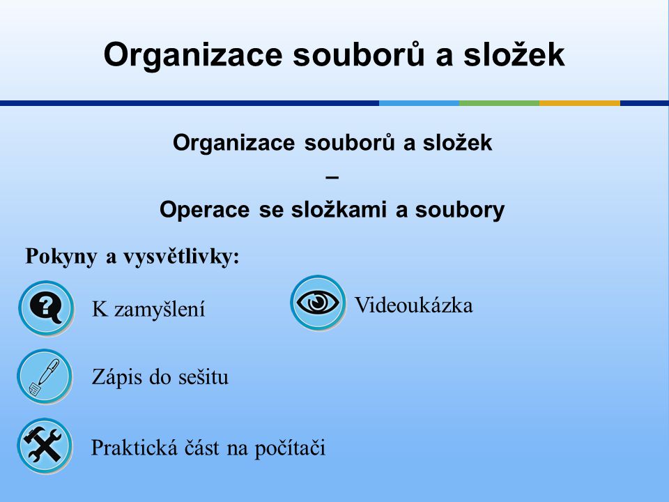 Organizace souborů a složek