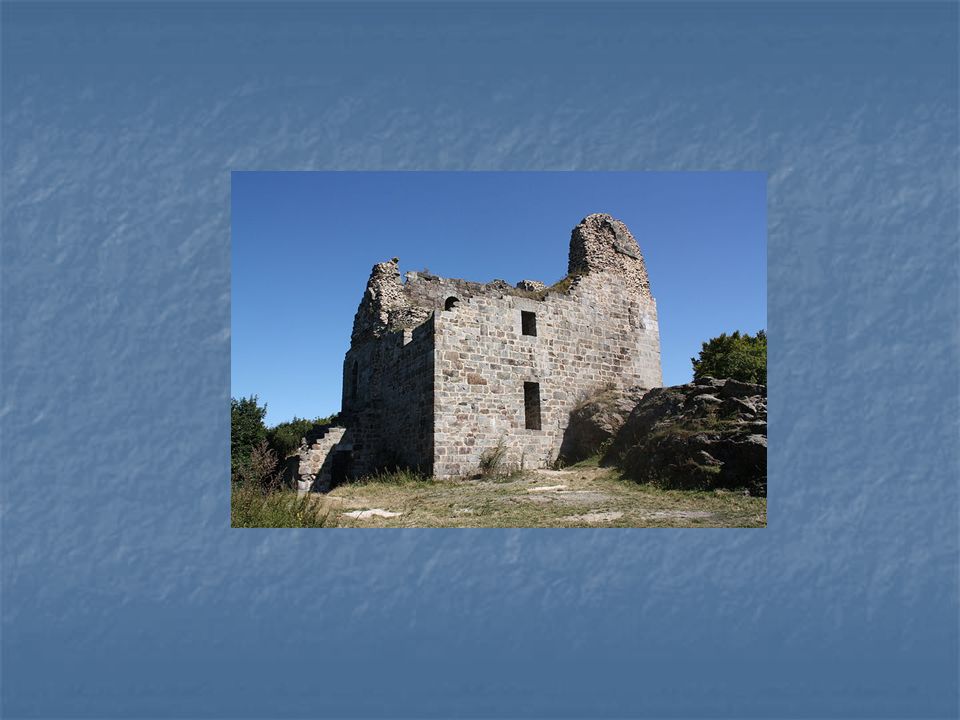 Zbytky románského hradu Přimda