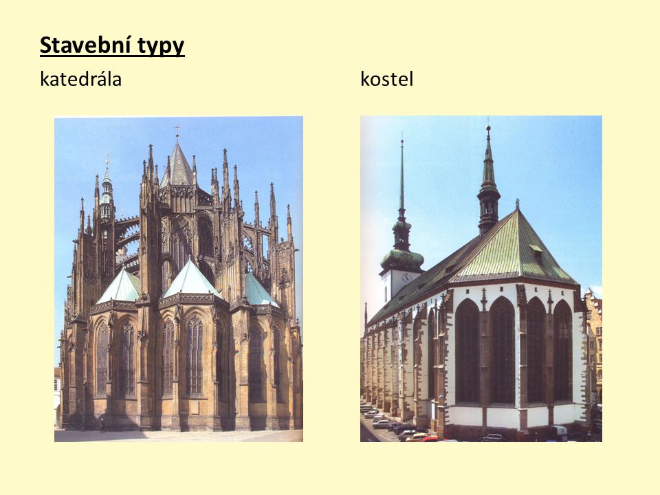 Stavební typy katedrála kostel