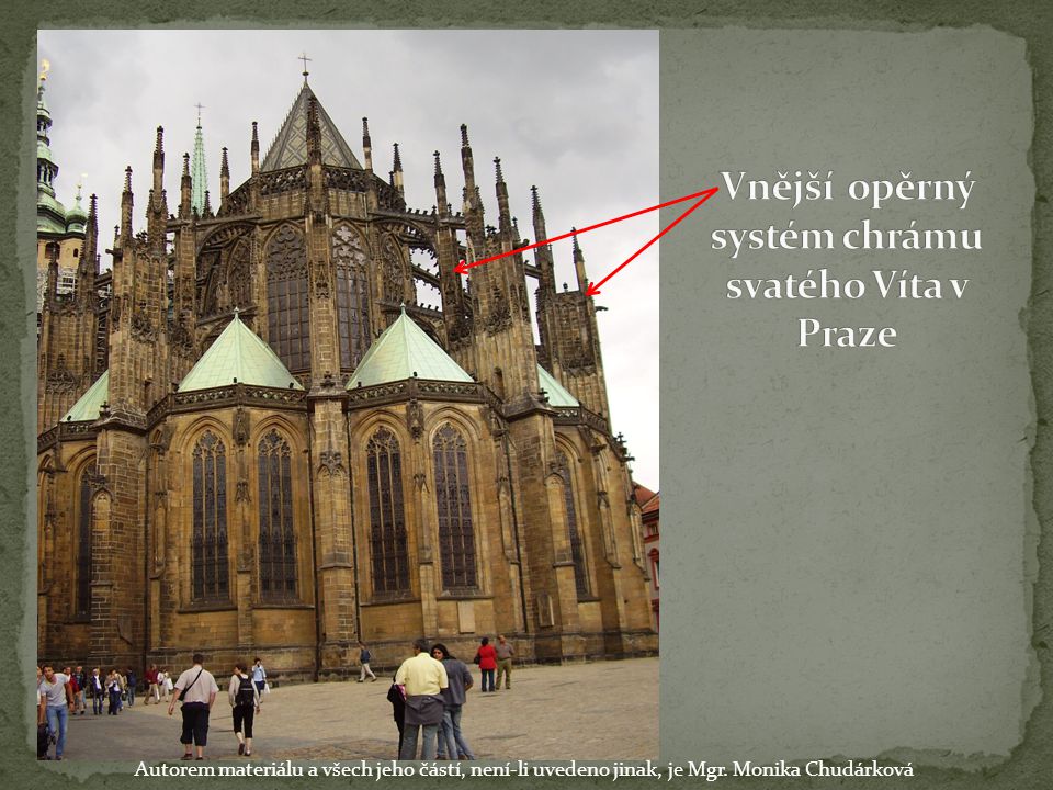 Vnější opěrný systém chrámu svatého Víta v Praze