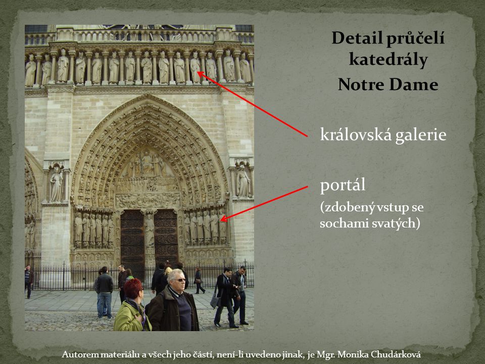 Detail průčelí katedrály