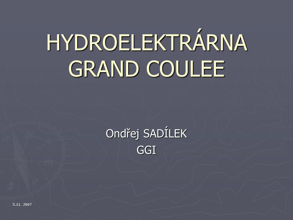 HYDROELEKTRÁRNA GRAND COULEE