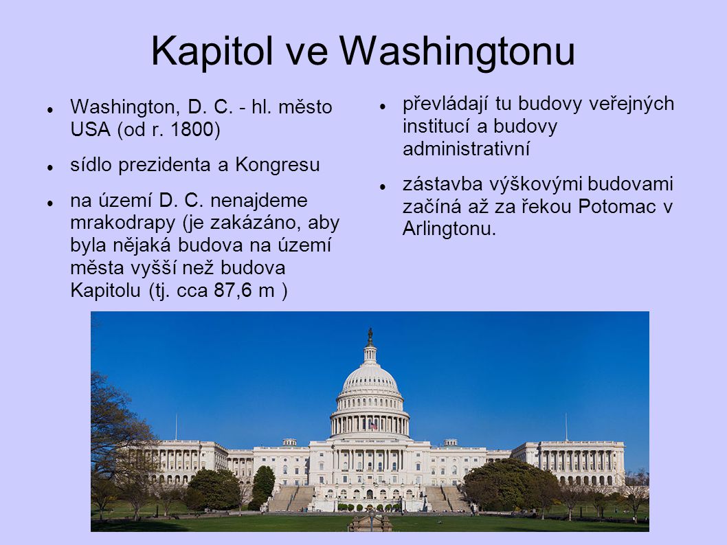 Kapitol ve Washingtonu