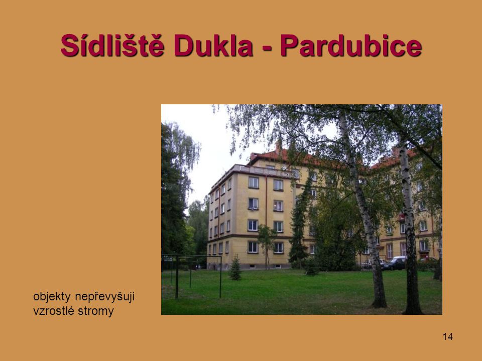 Sídliště Dukla - Pardubice