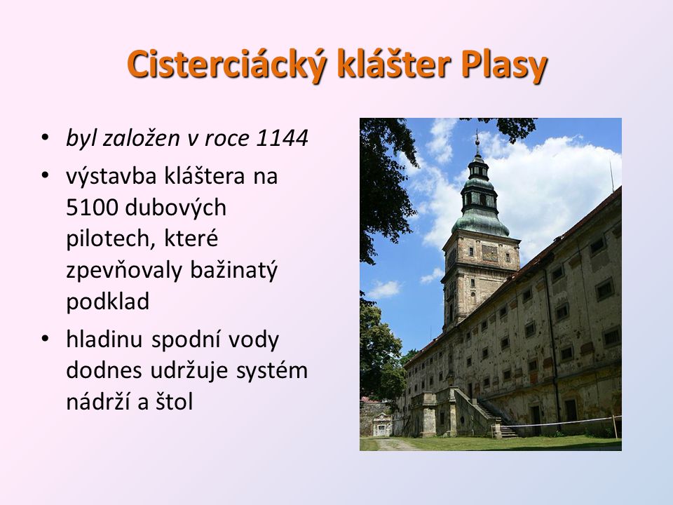 Cisterciácký klášter Plasy