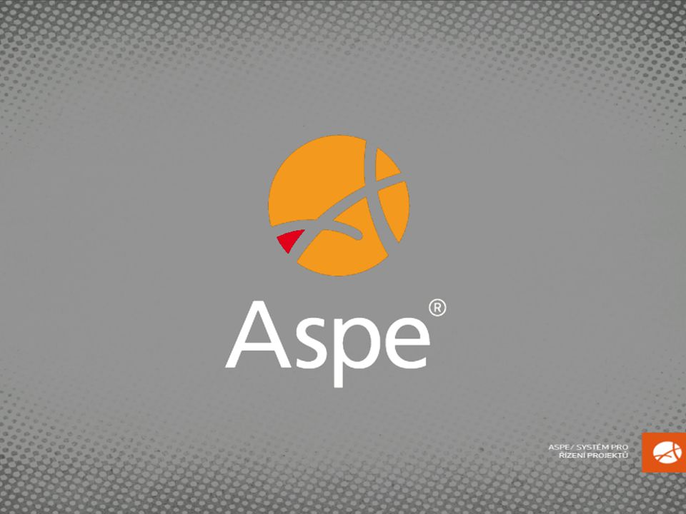 Aspe - systém pro řízení stavebně investičních projektů