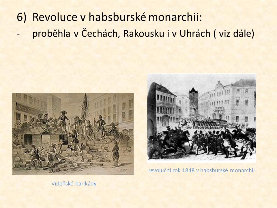 revoluční rok 1848 v habsburské monarchii