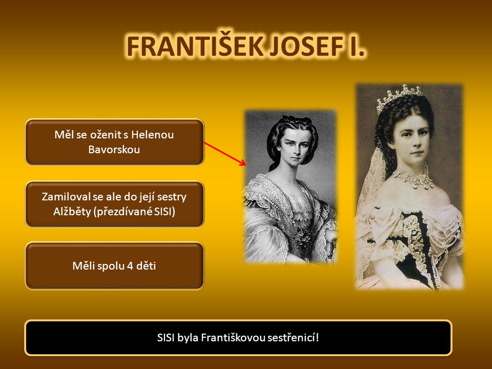 FRANTIŠEK JOSEF I. Měl se oženit s Helenou Bavorskou