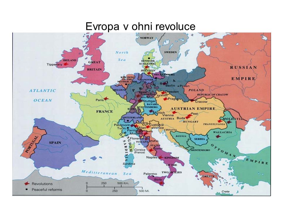 Evropa v ohni revoluce
