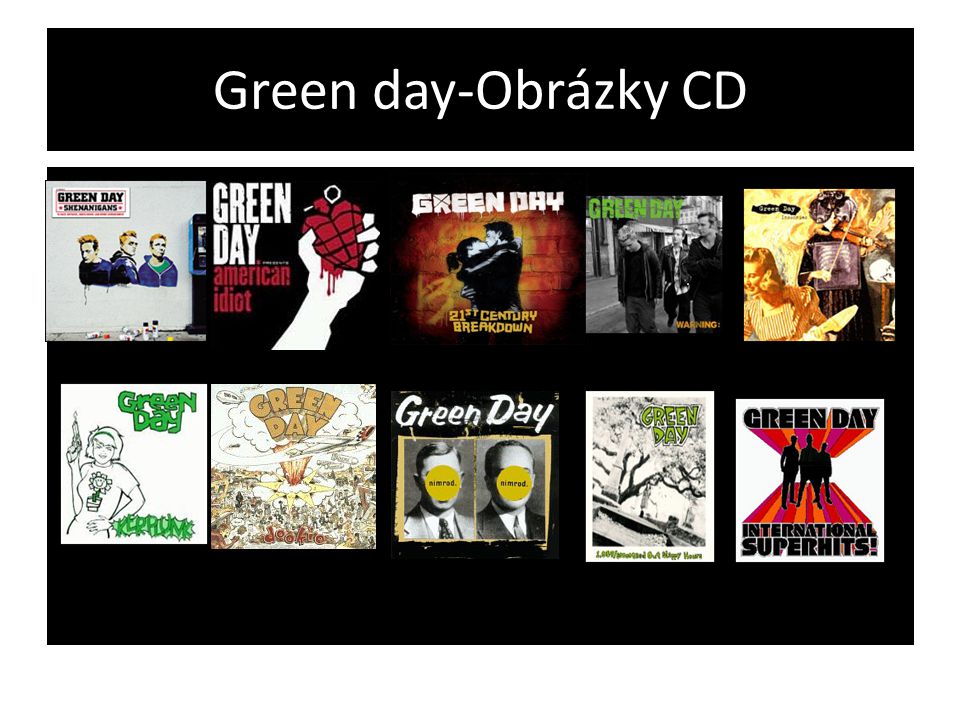 Green day-Obrázky CD