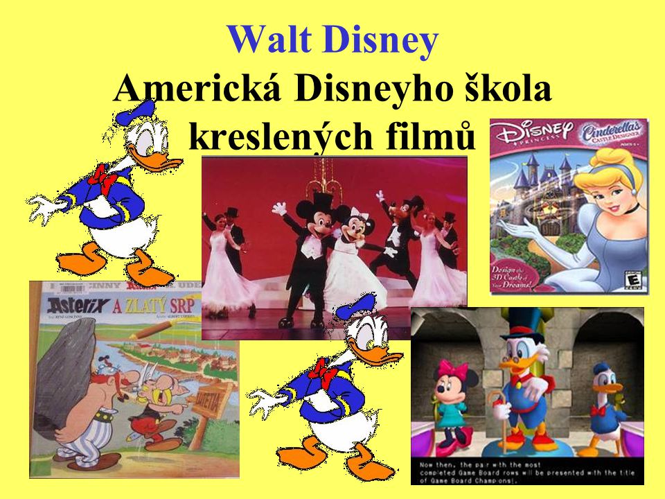 Walt Disney Americká Disneyho škola kreslených filmů
