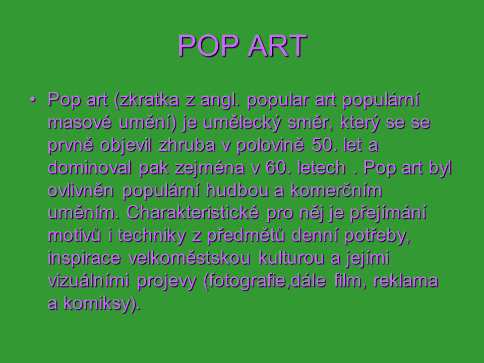 POP ART
