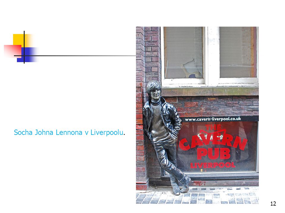 Socha Johna Lennona v Liverpoolu.