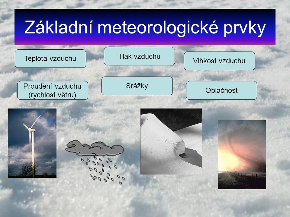 Základní meteorologické prvky